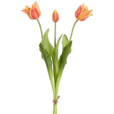 Coral Real Touch Parrot Tulip Bouquet