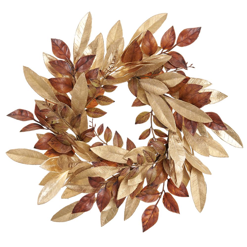 16" Bay Leaf Mixed Wreath