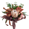 13.5" Protea/Cymbidium/Rose Bouquet - artificial silk floral by Allstate