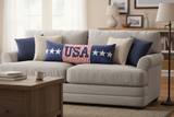 USA Patriotic Lumbar Pillow