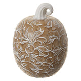 8" Resin Carved Pumpkin