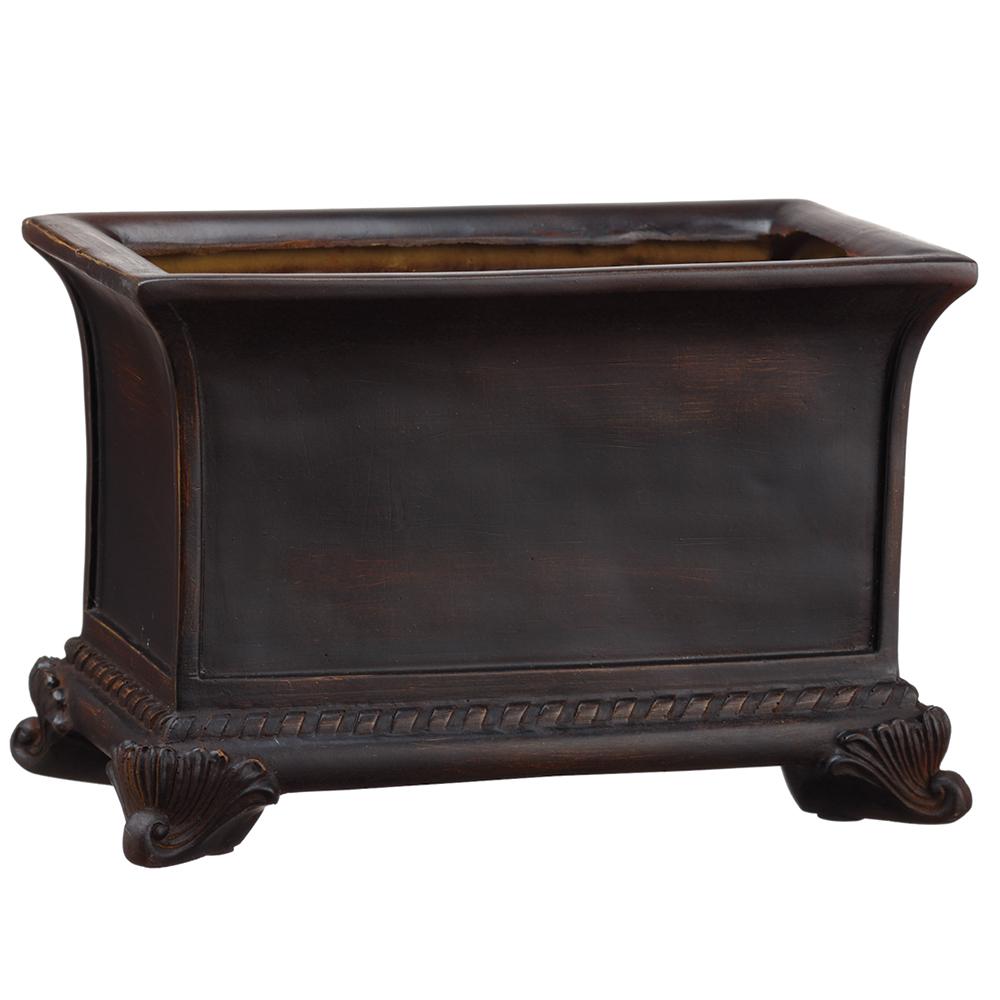Brown Rectangular Planter