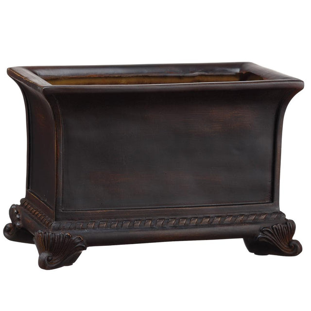 Brown Rectangular Planter