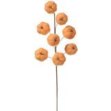 Orange Felt Pumpkin Spray