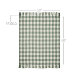 Pistachio Green Check Woven Throw Blanket