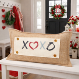 Burlap Stripe Interchangeable Pillow