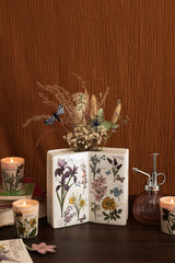 Wildflowers Open Book Vase