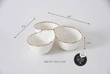 Porcelain 3 Section Server