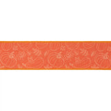2.5" Orange Gourd Wired Dupioni Ribbon Bolt