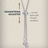 Silver Carabiner Pendant Necklace