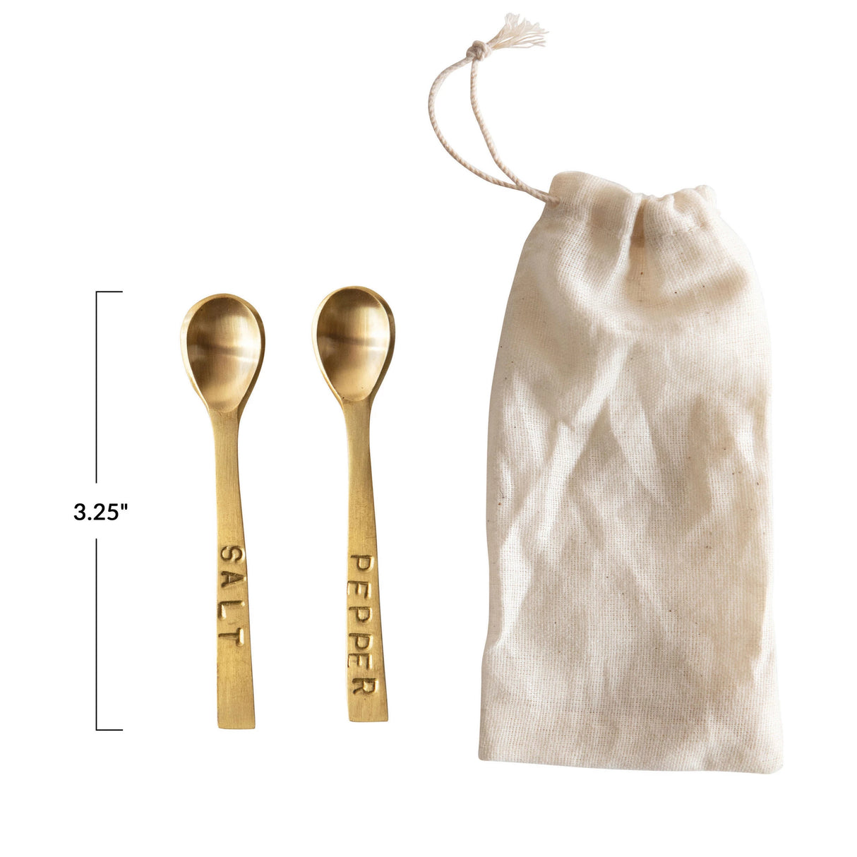 Salt and "Pepper" Spoons Set