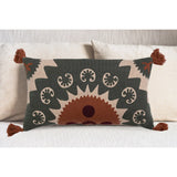 Suzani Embroidery Lumbar Pillow