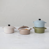 Stoneware Mini Baker & Lid- 4 Colors