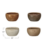 Stoneware Pinch Pot - 4 Colors