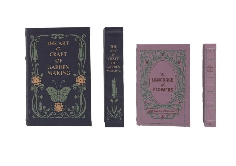 Linen Book Storage Boxes - 3 Styles