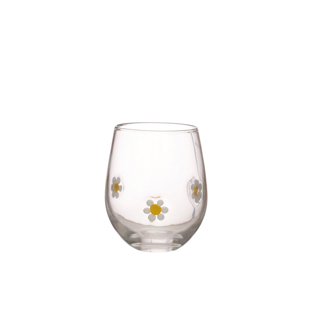 Yellow Daisies Drinking Glass