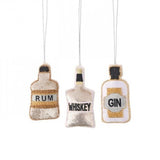 Beaded Liquor Bottle Ornament - 3 Styles