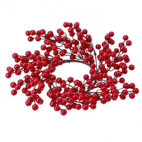 Red Berry Candle Ring