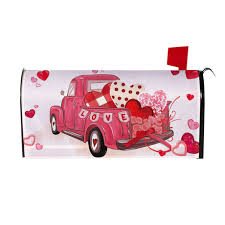 Truck Full of Love Mailbox Cover