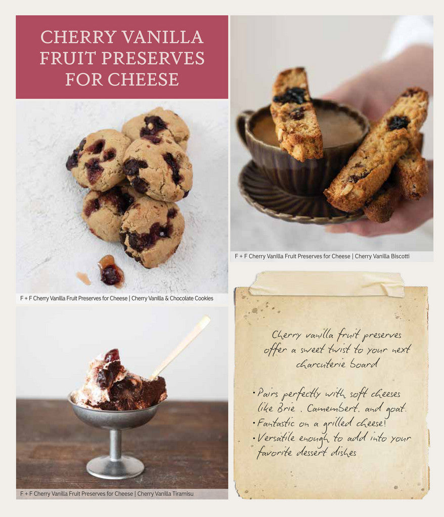 10 oz. Cherry Vanilla Fruit Preserves for Cheese