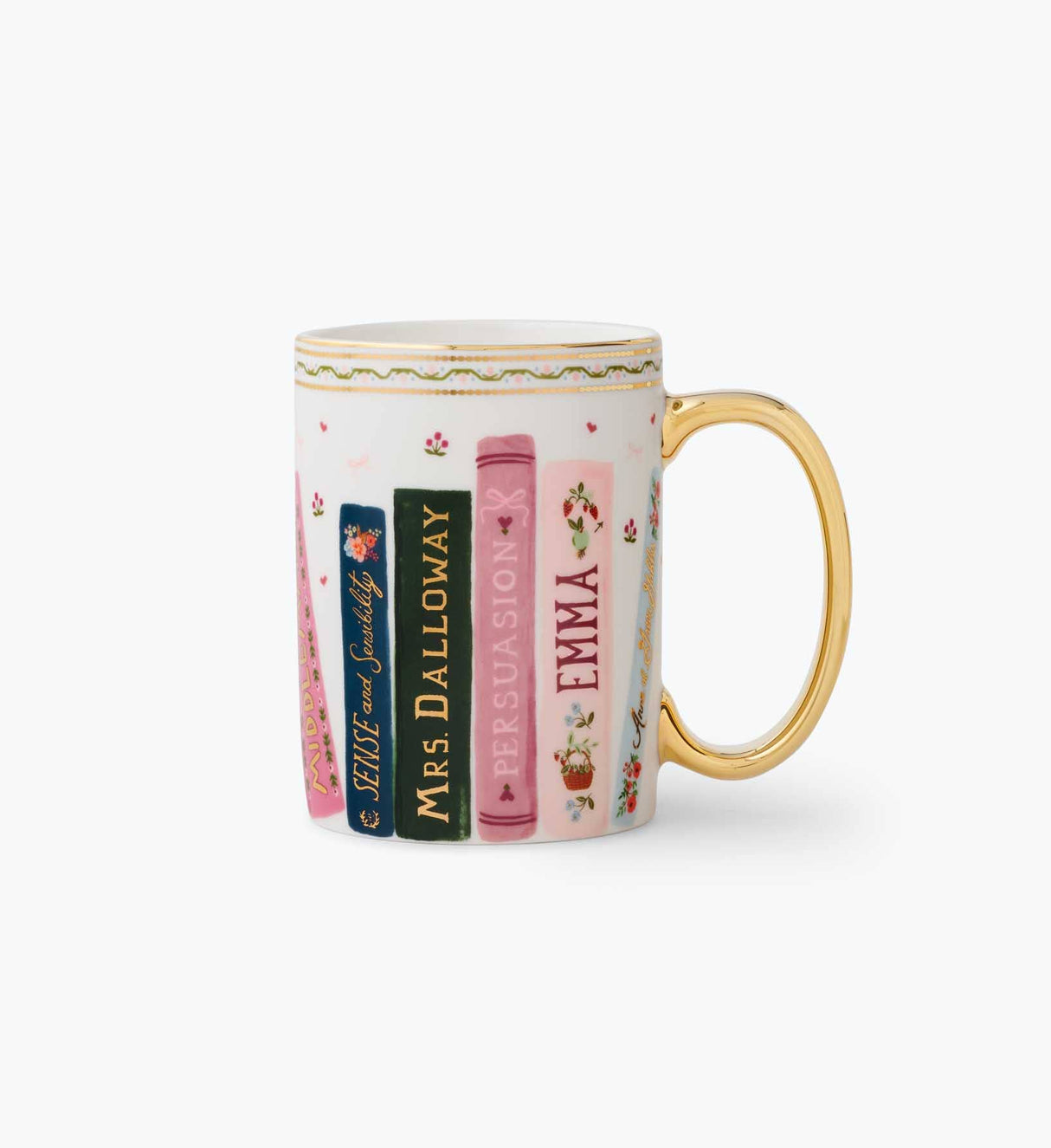 Rifle Paper Ladies Night Book Club Porcelain Mug