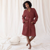 Sage Luxurious Waffle Bathrobe / 3XL
