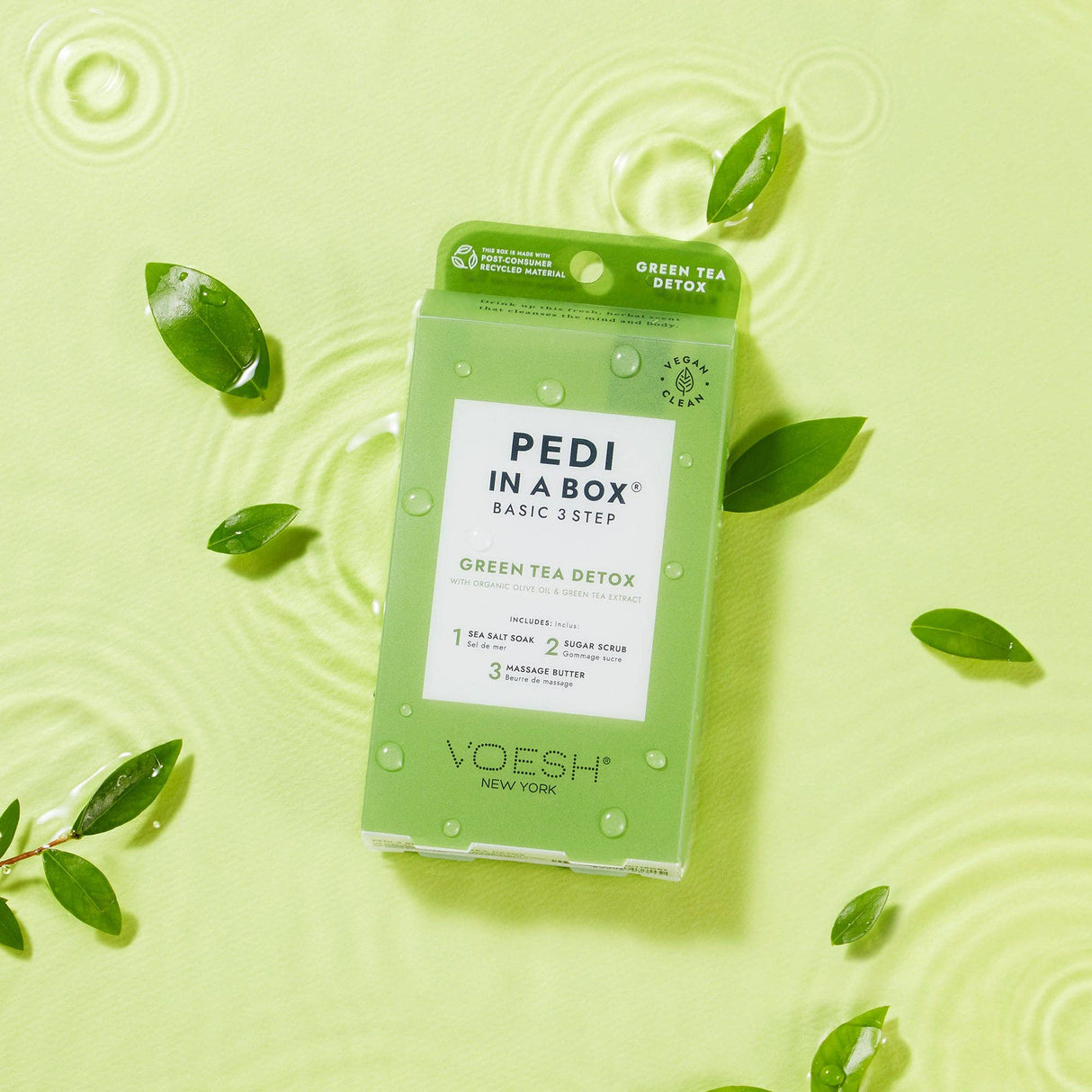 Pedi in a Box Basic 3 Step Green Tea Detox