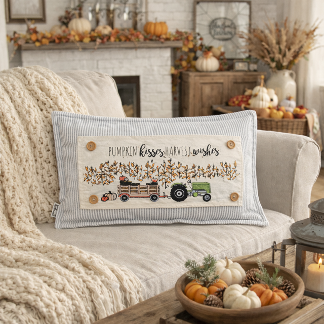 Fall Farm Interchangeable Pillow Panel