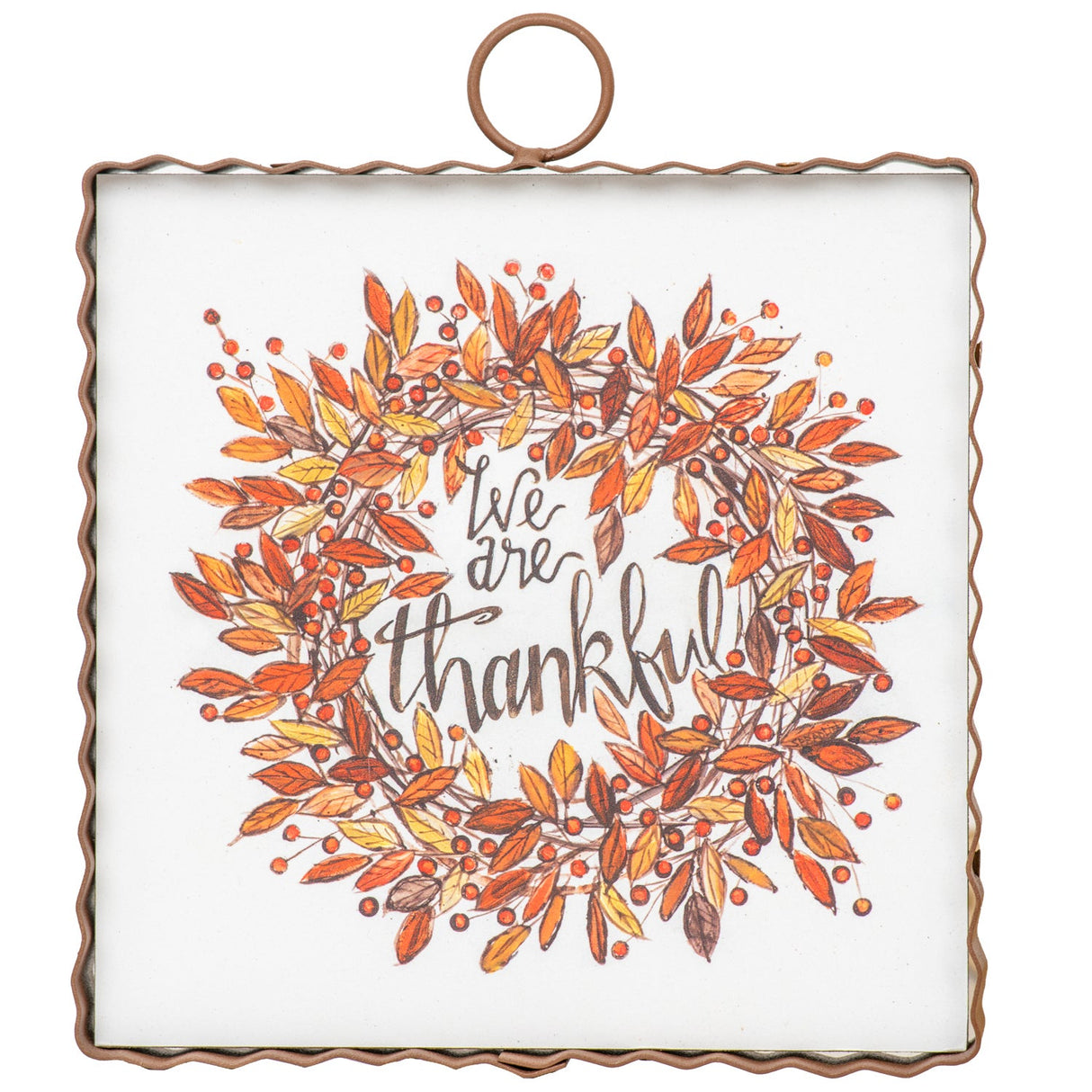 Gallery Thankful Wreath Mini Art