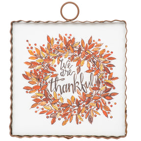 Gallery Thankful Wreath Mini Art