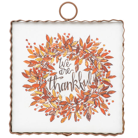 Gallery Thankful Wreath Mini Art
