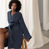 Sage Luxurious Waffle Bathrobe / 3XL