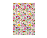Chicken Spring Garden Tea Towel
