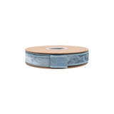 1" French Blue Wired Heritage Velvet Ribbon Bolt