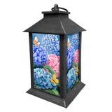 Colorful Hydrangeas Lantern