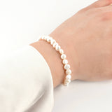 18k Dainty Pearl Waterproof Bracelet