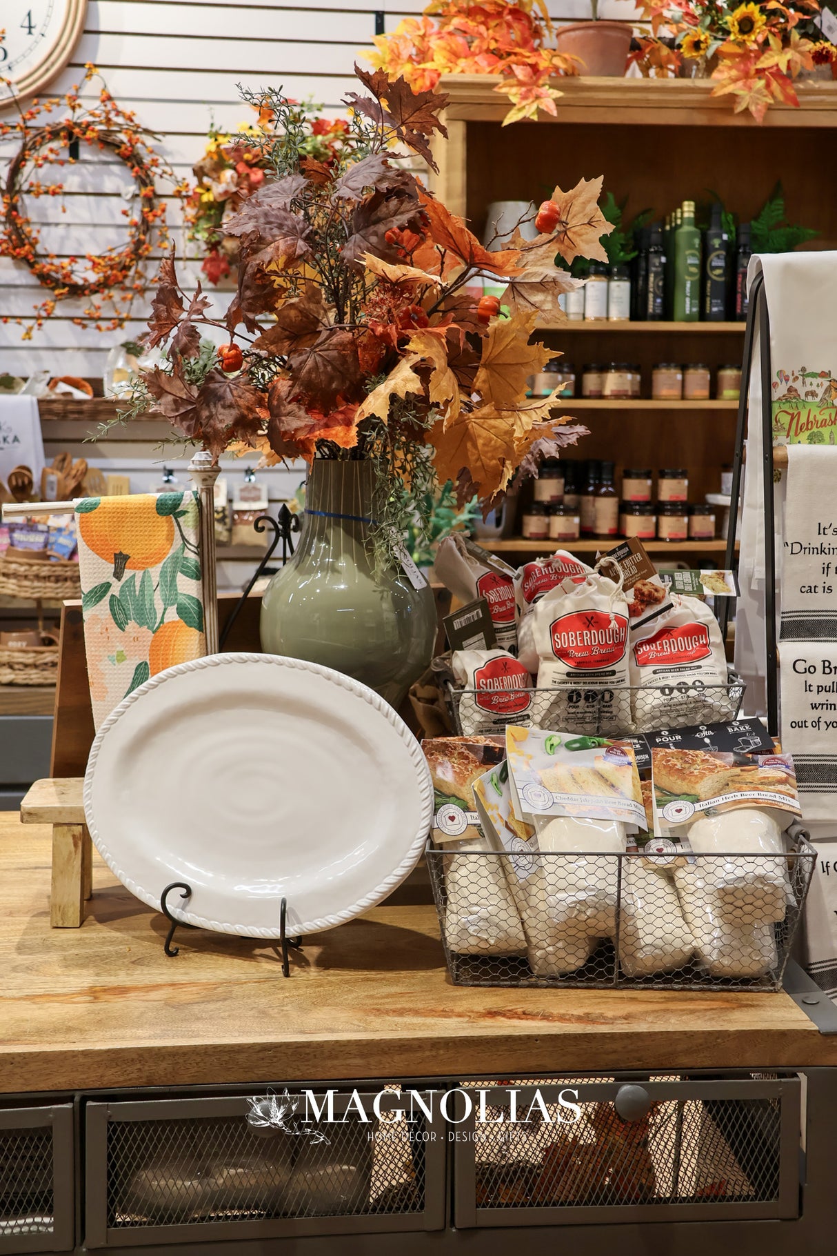 Rope 19" Melamine Platter, White