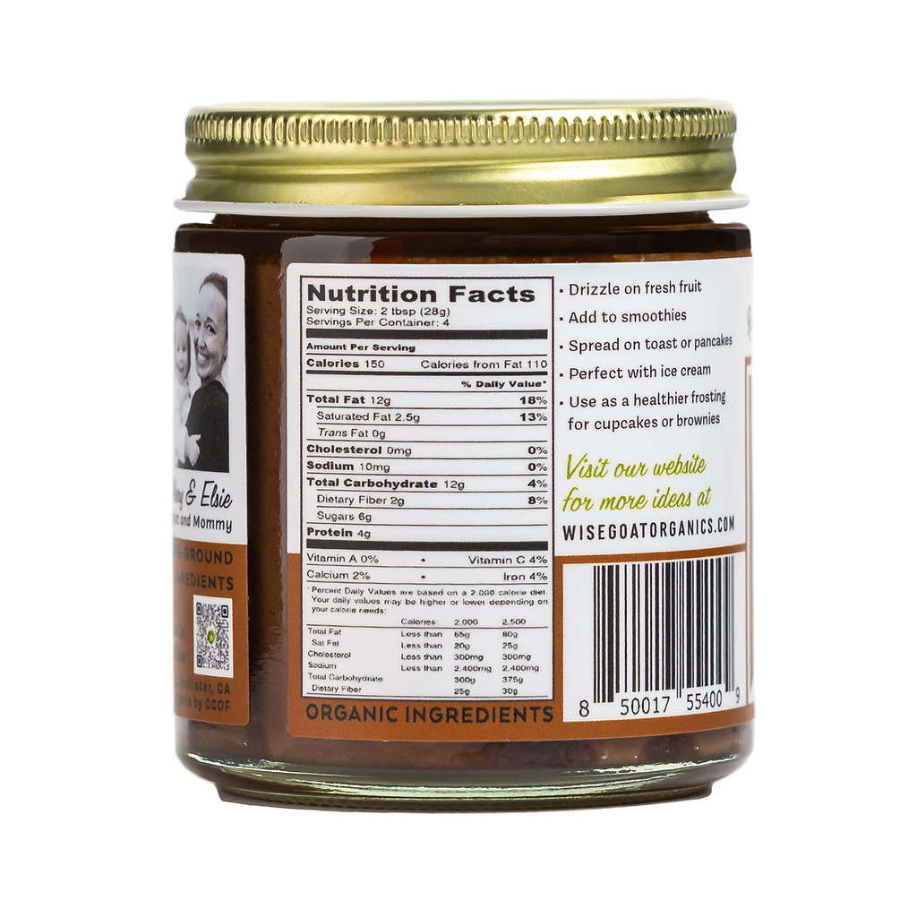Chocolate Hazelnut Butter: 4.5 oz