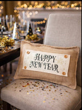 Burlap Stripe Interchangeable Pillow