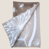 Dandelion Bee Reversible Microfiber Tea Towel