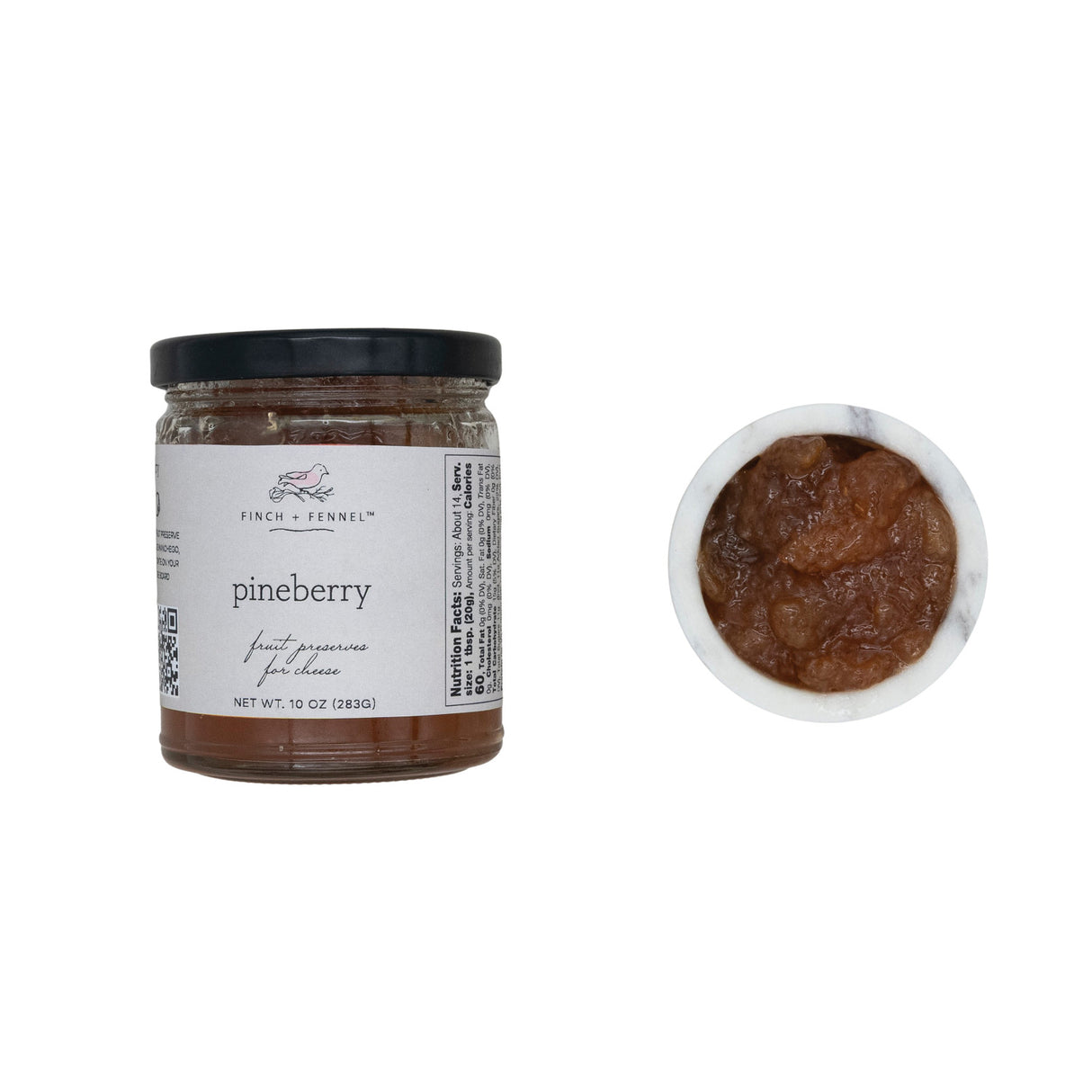 10 oz. Pineberry Fruit Preserves for Cheese