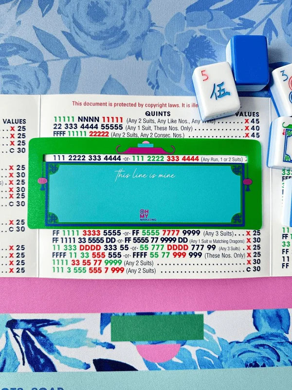 Green Mahjong Line Finder