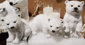 Resin Polar Bear Cub - 3 Sizes
