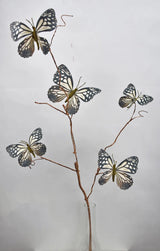 Black White Into the Field Butterfly Spray