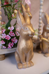 Resin Bronze Bunny Decor -3 Styles