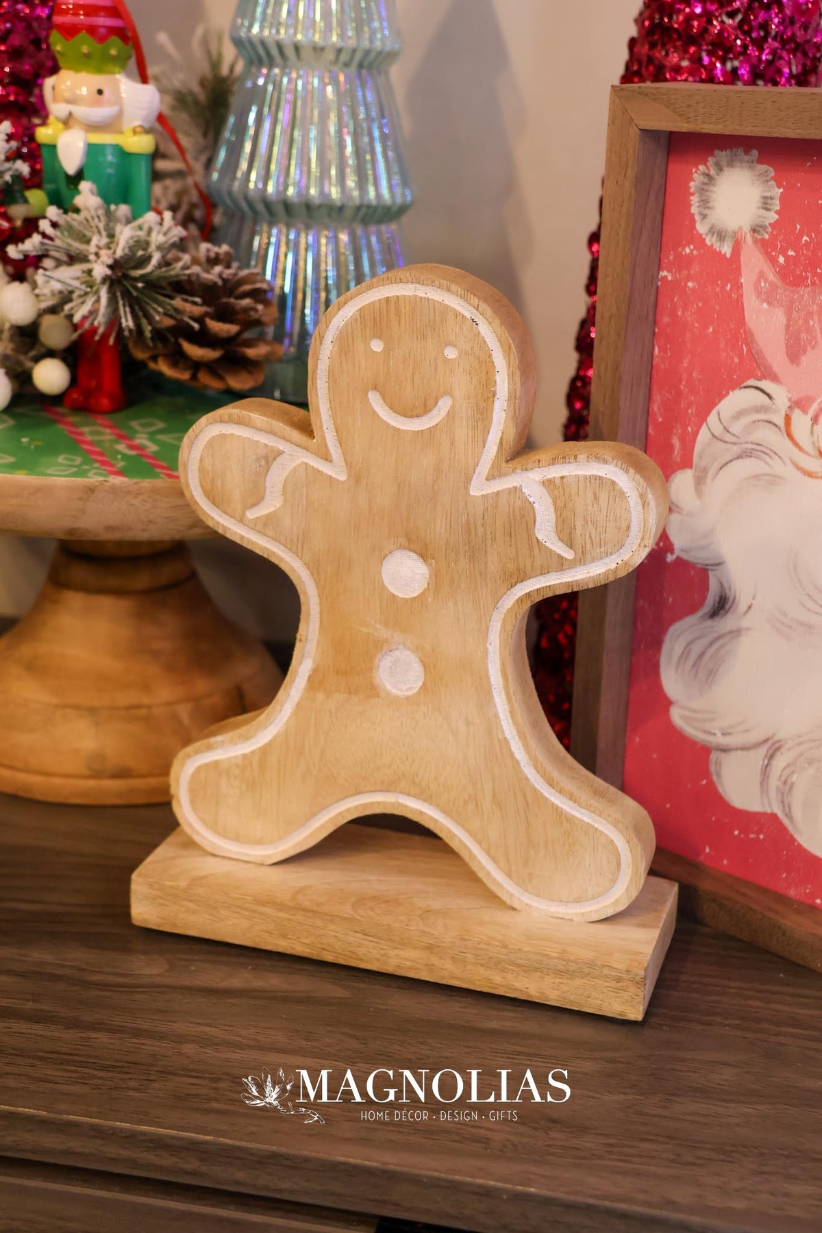 Mango Wood Gingerbread Man