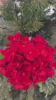 Red Royal Hydrangea Spray