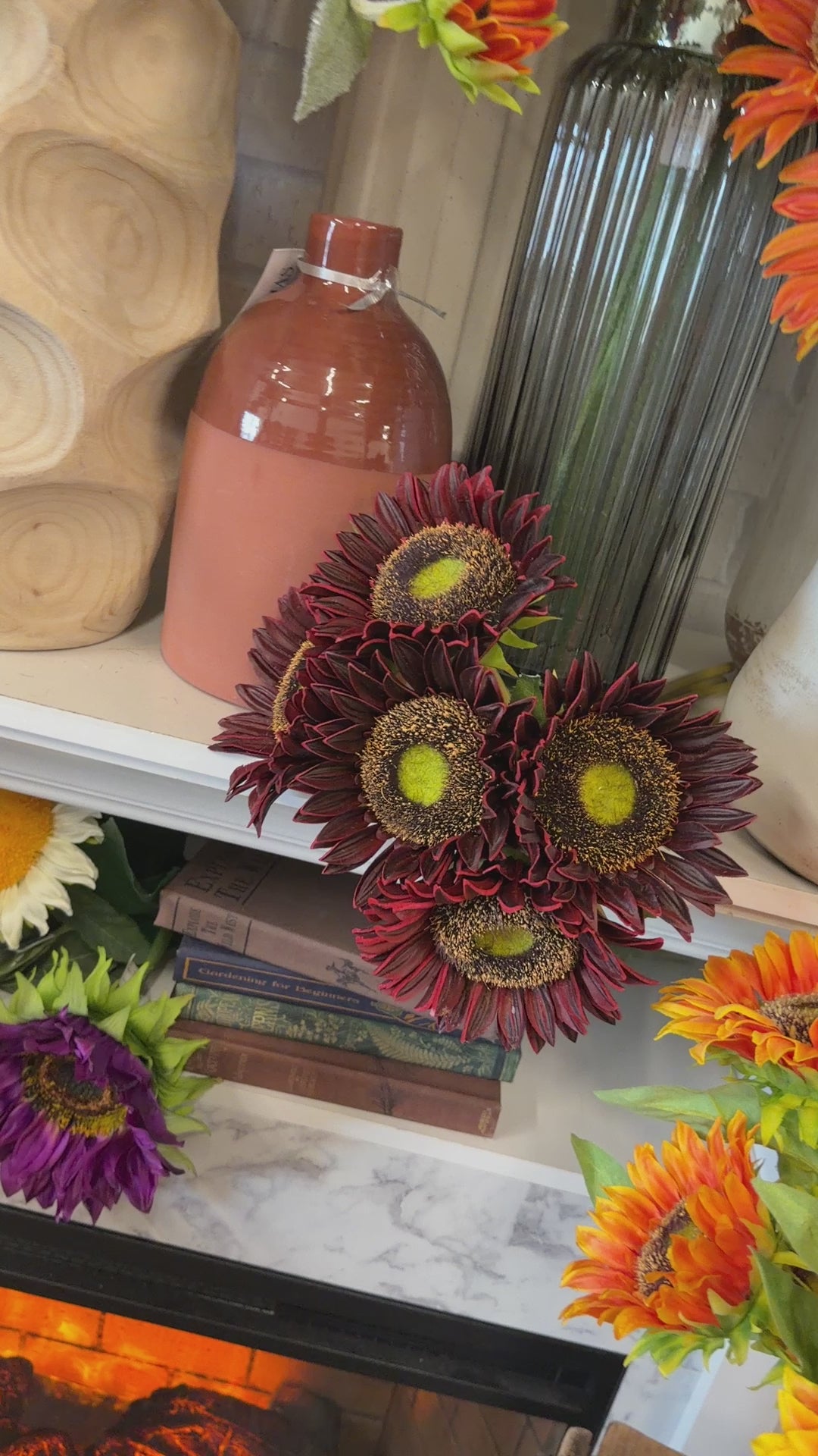 Rust Real Touch Sunflower Bundle