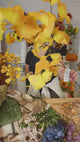 Yellow Gingko Leaf Spray