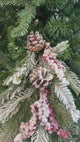 Red White Natural Snow Pine Berry Spray